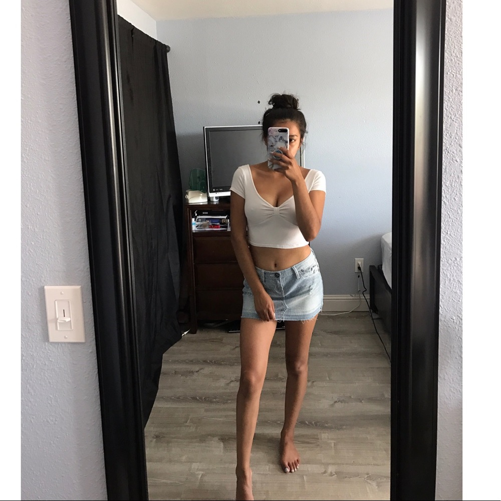 Denim skirt
